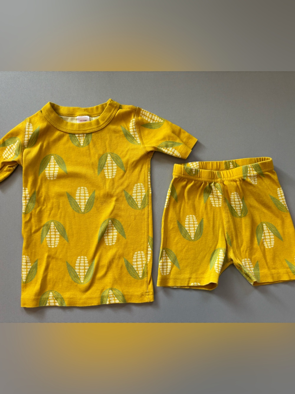 Hanna Andersson Corn Pattern Short Pajama Set Size 5